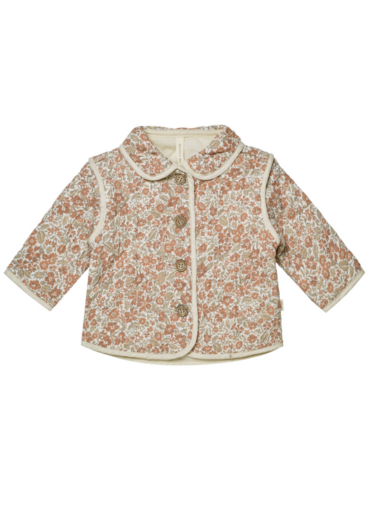 Quincy Mae Quilted Jacket Rose Garden
