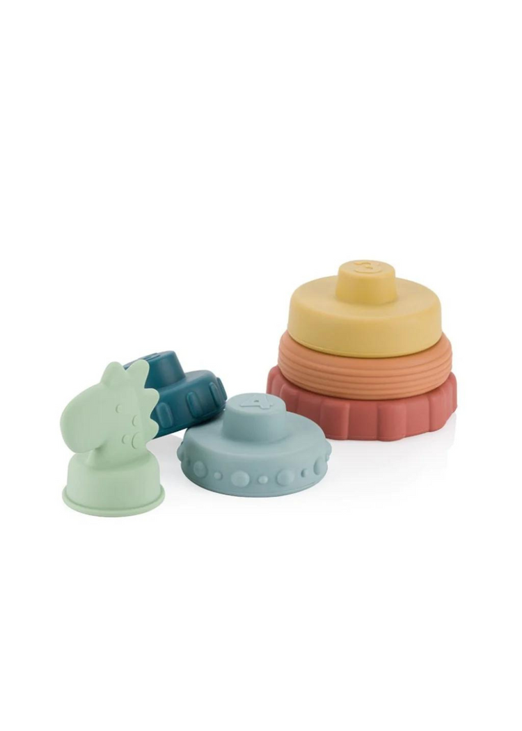 Itzy Ritzy | Itzy Stacker Silicone Stacking Toy