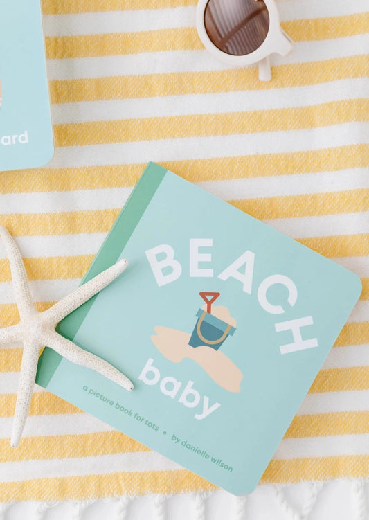 Left Hand Book House Beach Baby Board Book