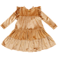 Pink Chicken | Velour Kalani Dress | Gold