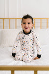Ollie Jay | 2 Piece Kids Pajama Set | Spooky Scenes