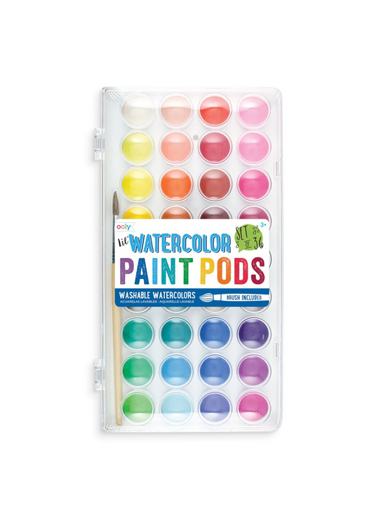 OOLY Lil' Paint Pods Watercolor Set of 36