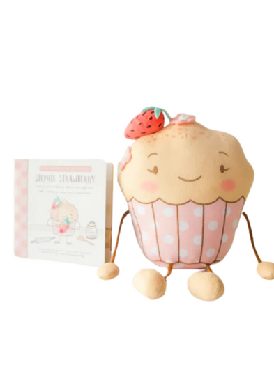 Snuggle Muffins Stephie Strawberry Book + Toy Set