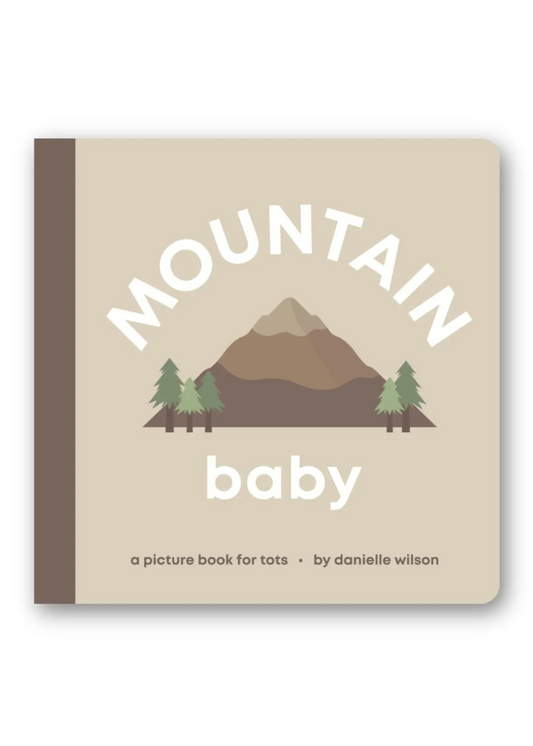 Left Hand Book House Mountain Baby Board Book
