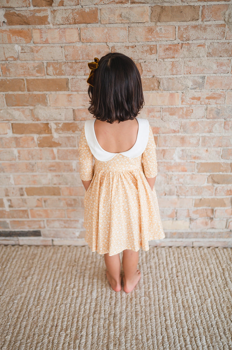 Ollie Jay | Rubina Twirl Dress | Custard Floral