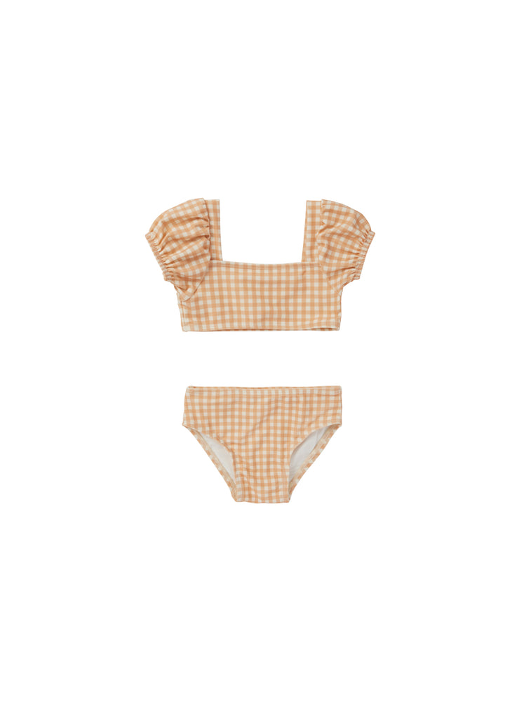 Quincy Mae | Two Piece | Melon Gingham