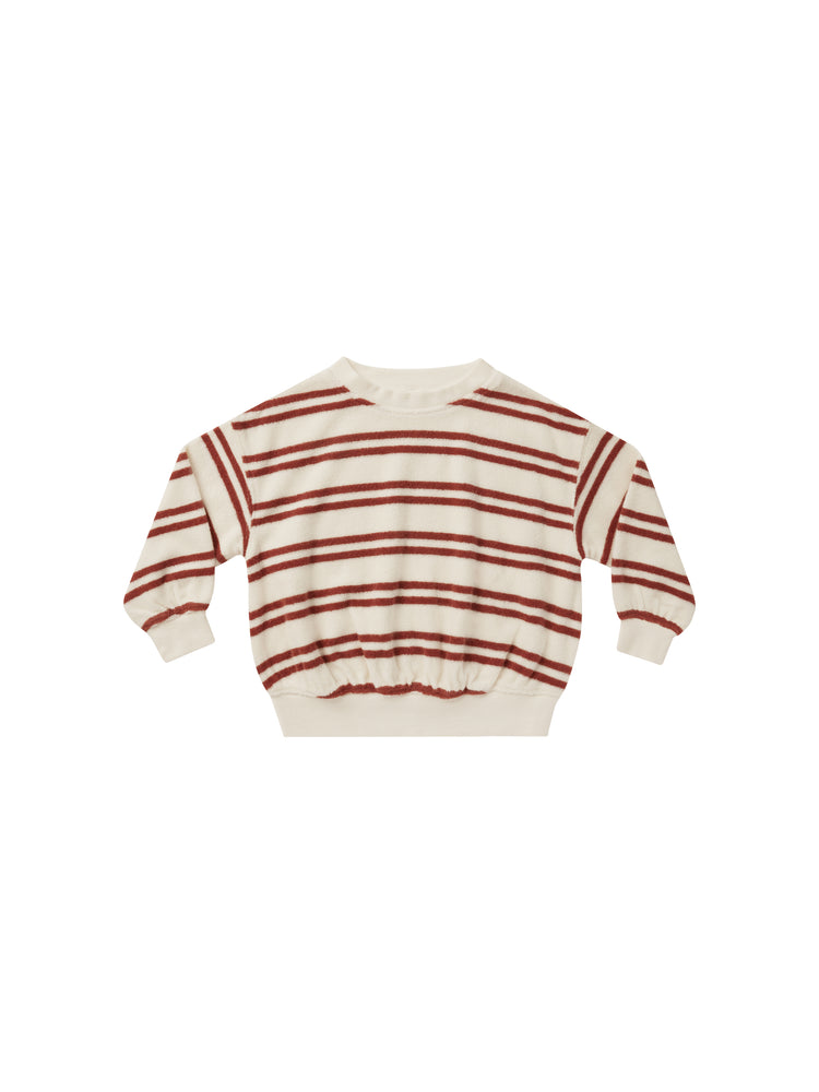 Rylee & Cru | Sweatshirt | Red Stripe