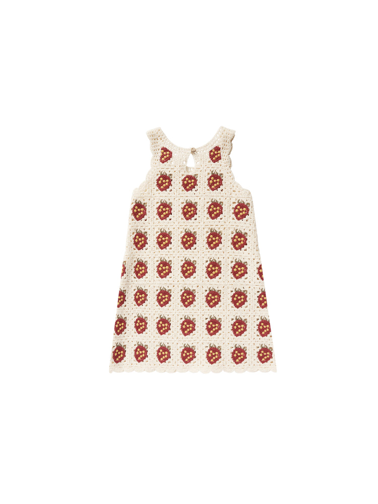 Rylee & Cru | Crochet Tank Mini Dress | Strawberry