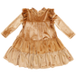 Pink Chicken | Velour Kalani Dress | Gold