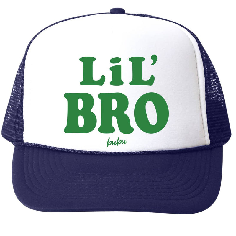 Bubu Lil Bro Navy Trucker Hat