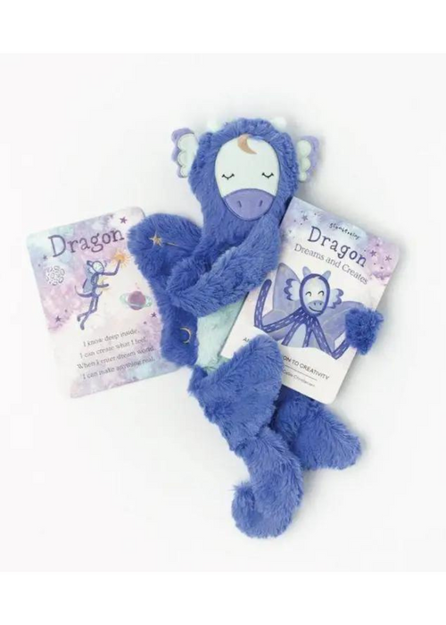 Slumberkins Celestial Blue Dragon Snuggler Creativity