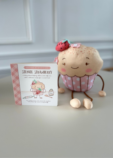 Snuggle Muffins Stephie Strawberry Book + Toy Set